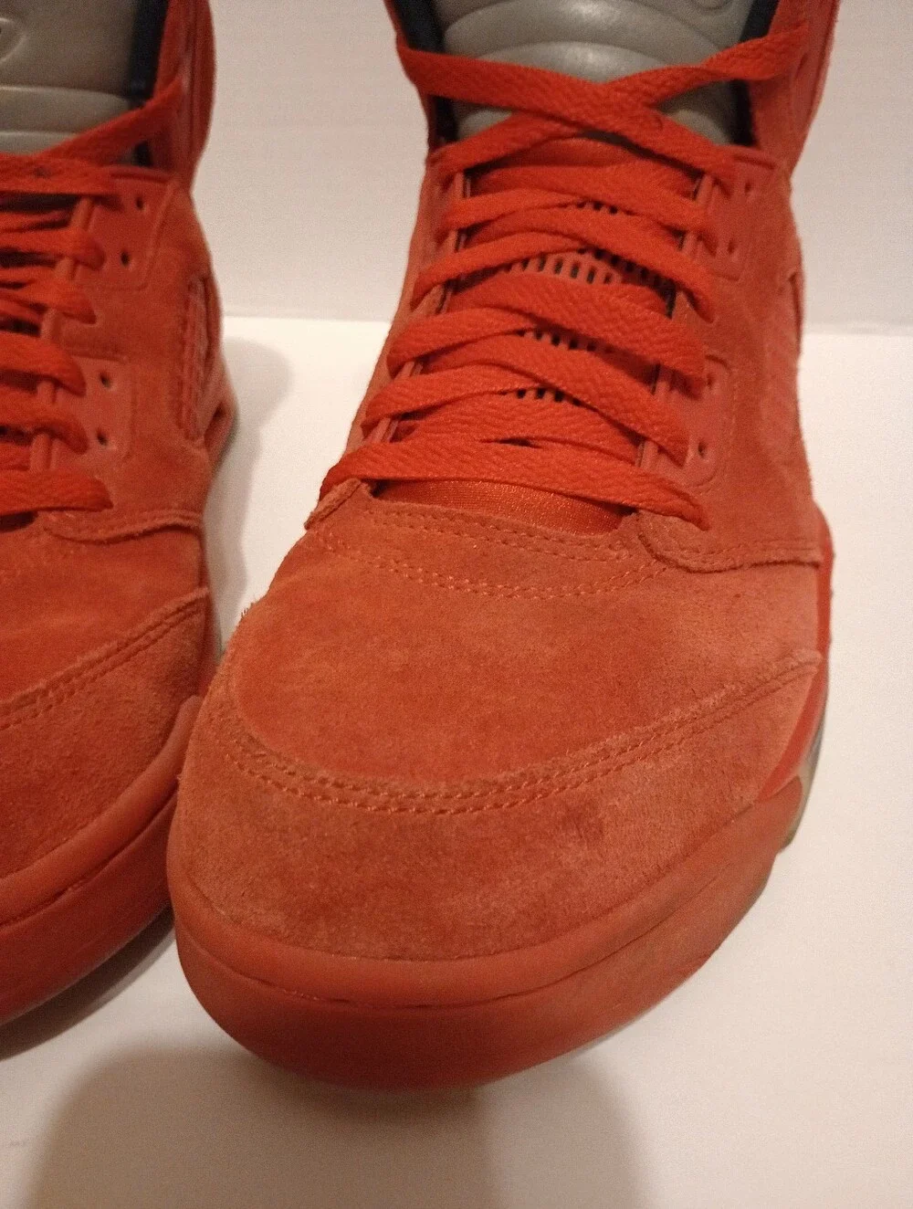Jordan Retro 5 Red Suede Mens 11.5